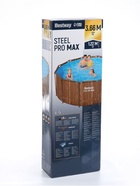 Бассейн каркасный Steel Pro Max, 366×122 см, круглый, цвет рейка, 561VN Bestway - Фото 8