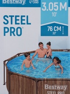 Бассейн каркасный Steel Pro, 305×76 см, круглый, рейка, 561VP Bestway - фото 809679152