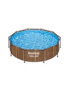 Бассейн каркасный Steel Pro, 305×76 см, круглый, рейка, 561VP Bestway - Фото 2