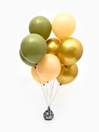 Воздушные шары латексные 12" «Оливковый микс» набор 25 штук - Фото 2