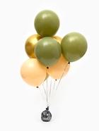 Воздушные шары латексные 12" «Оливковый микс» набор 25 штук - Фото 3