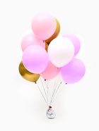 Воздушные шары латексные 12" «Сиреневый микс» набор 25 штук - Фото 3