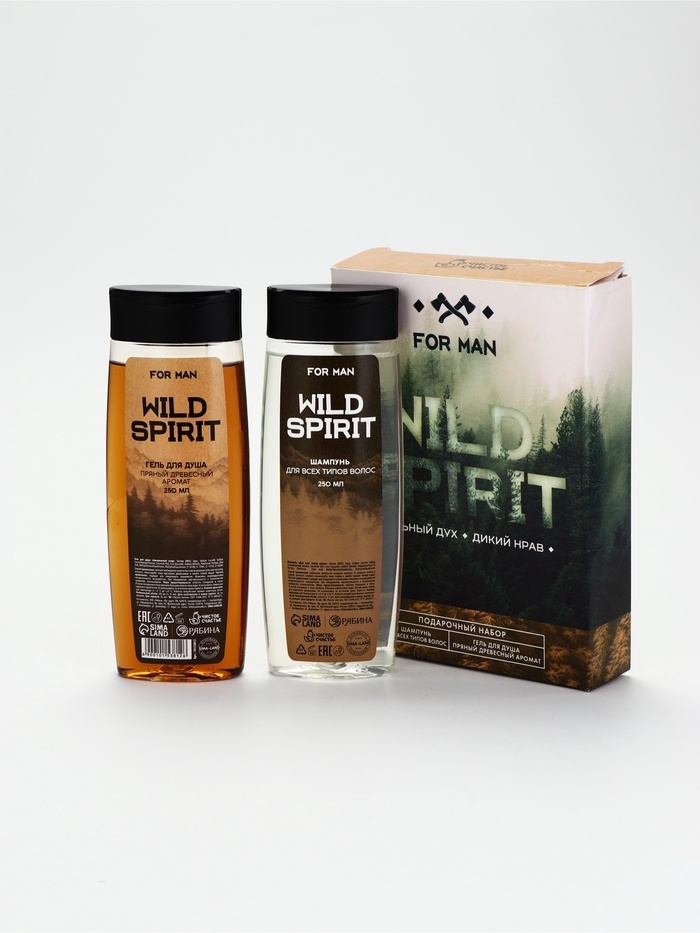 УЦЕНКА Подарочный набор: гель для душа и шампунь для волос, 2×250 мл - Фото 1