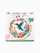 Вышивка гладью «Вдохновение природы», 20×20 см - фото 123132478