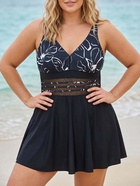 Купальник женский слитный MINAKU с юбкой, размер 48 (XL), чёрный 10954635