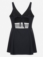 Купальник женский слитный MINAKU с юбкой, размер 48 (XL), чёрный 10954635