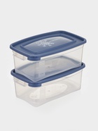 УЦЕНКА Набор контейнеров для заморозки продуктов 2 шт., 1 л, 18.5×12×11 см, «Морозко», цвет МИКС - Фото 2