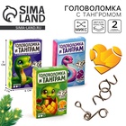 УЦЕНКА Металлическая головоломка "Веселая змея", с танграмом, МИКС - Фото 1