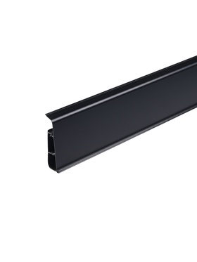 Плинтус напольный «Деконика», 2200×70 мм, цвет 007 чёрный