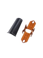 Угол наружный для плинтуса «Деконика», с крепежом, 70 мм, 2 штуки, цвет 007 чёрный - Фото 4