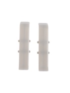 Соединитель для плинтуса «Деконика», 70 мм, 2 штуки, цвет 002 светло-серый - Фото 1