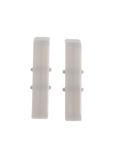 Соединитель для плинтуса «Деконика», 70 мм, 2 штуки, цвет 002 светло-серый