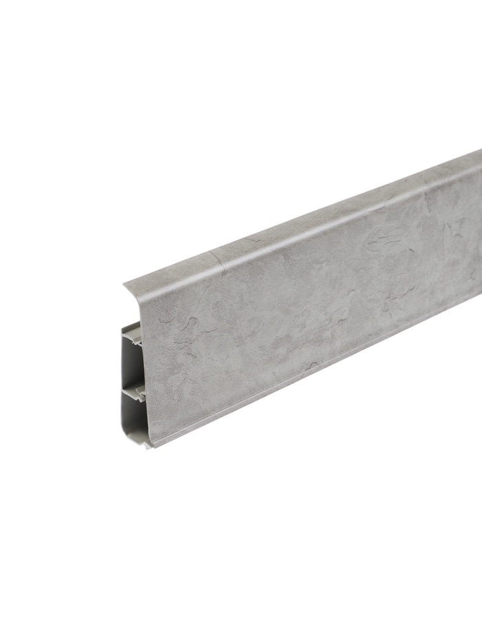 Плинтус напольный «Деконика», 2200×70 мм, цвет 547 лофт светло-серый - Фото 1