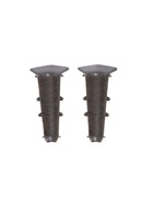 Угол внутренний для плинтуса «Деконика», 70 мм, 2 штуки, цвет 548 лофт серый - фото 809619882