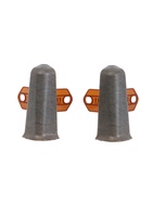 Угол наружный для плинтуса «Деконика», с крепежом, 70 мм, 2 штуки, цвет 548 лофт серый - фото 809619887