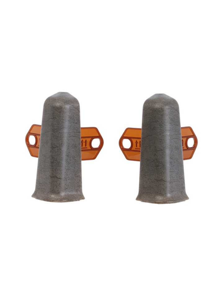 Угол наружный с крепежом для плинтуса 70мм 