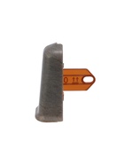 Угол наружный для плинтуса «Деконика», с крепежом, 70 мм, 2 штуки, цвет 548 лофт серый - фото 809619888