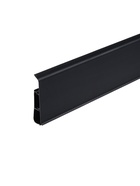 Плинтус напольный «Деконика», 2200×85 мм, цвет 007 чёрный - Фото 1