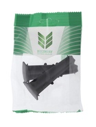 Угол внутренний для плинтуса «Деконика», 85 мм, 2 штуки, цвет 007 чёрный - фото 809619918