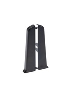 Торцевые заглушки для плинтуса «Деконика», пара, 85 мм, цвет 007 чёрный - Фото 1