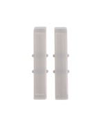 Соединитель для плинтуса «Деконика», 85 мм, 2 штуки, цвет 002 светло-серый - фото 809619954