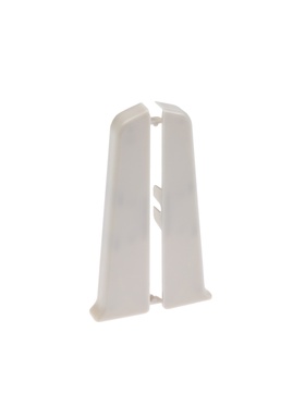 Торцевые заглушки для плинтуса «Деконика», пара, 85 мм, цвет 002 светло-серый