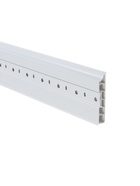 Плинтус напольный прямоугольный «Идеал. Дюра», 2200×80 мм, цвет 001 белый - Фото 4