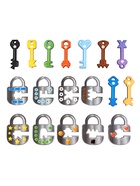 Игра развивающая деревянная «Ключи и замки», 3+ 11008948