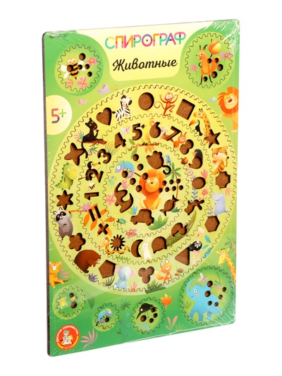 Игра развивающая Спирограф «Животные», 5+