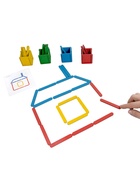 Игра развивающая деревянная «Палочки в стаканчиках» 11008953