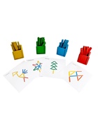 Игра развивающая деревянная «Палочки в стаканчиках» 11008953