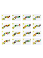 Игра развивающая на липучках «Гусеница» 11008956