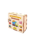Пазл деревянный «Транспорт», 6 картинок, 24 элемента 11008962