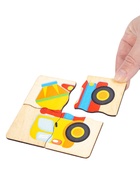 Пазл деревянный «Транспорт», 6 картинок, 24 элемента 11008962