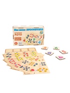 Лото «Моя первая арифметика», с деревянными фишками 11008963