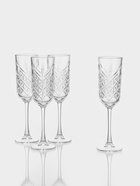 Набор бокалов для шампанского Paşabahçe Timeless, 175 мл, 4 шт., стекло, прозрачный 11010524