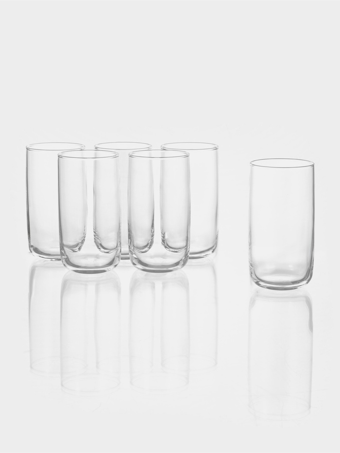 Набор стаканов Paşabahçe «Айконик», 365 мл, 6 шт., стекло, прозрачный