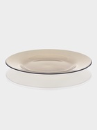 Тарелка Paşabahçe Bronze, d=26 см, стекло, коричневая 11010544