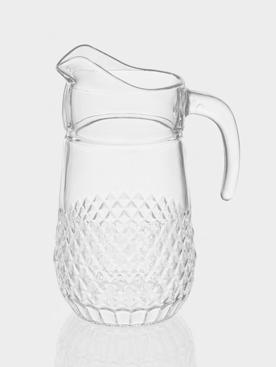 Кувшин Paşabahçe Valse, 1.33 л, стекло, прозрачный
