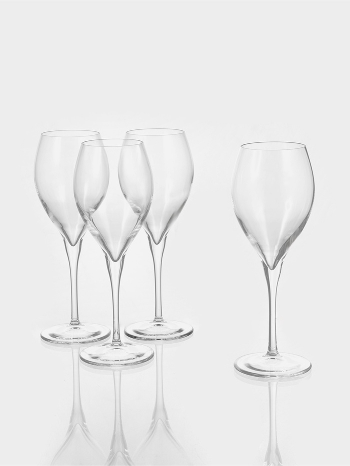 Набор бокалов Paşabahçe Veneto, 445 мл, 4 шт., стекло, прозрачный