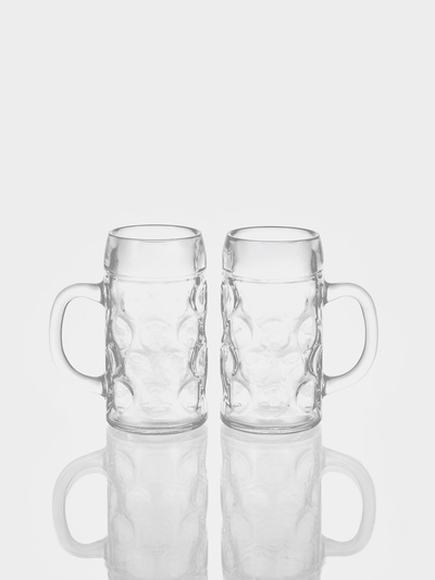 Набор пивных кружек Paşabahçe Pub, 625 мл, 2 шт., стекло, прозрачный