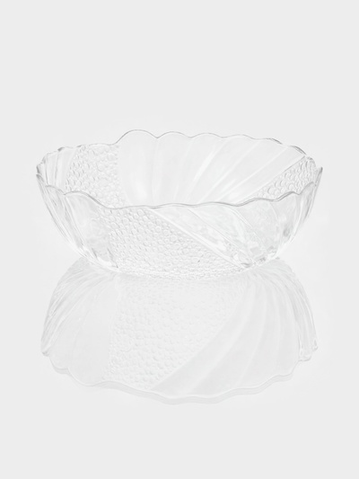 Салатник Paşabahçe Papillion, 3 л, d=27 см, стекло, прозрачный