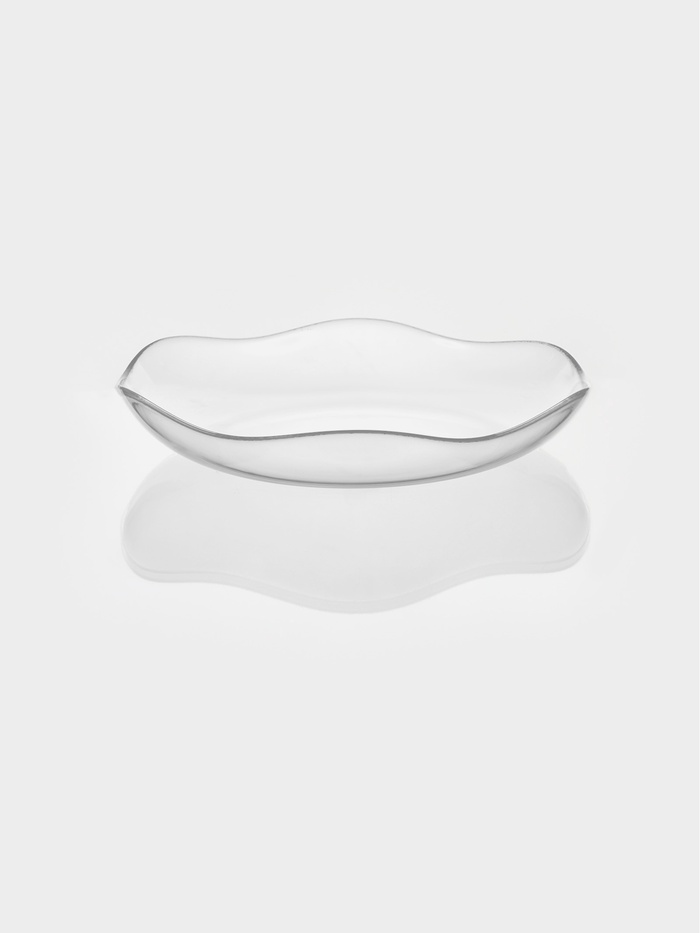 Блюдо сервировочное Paşabahçe Toscana, d=30.3 см, стекло. прозрачное - Фото 1