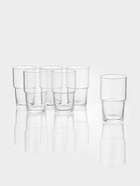 Набор стаканов Paşabahçe Hill, 440 мл, 6 шт., стекло, прозрачный 11010613