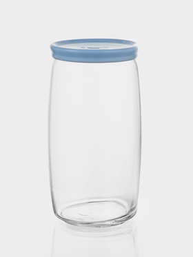 Банка для сыпучих продуктов Paşabahçe Cesni, 1.5 л, с пластиковой крышкой, стекло, прозрачная 11010615