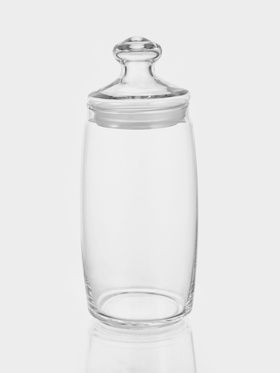 Банка для сыпучих продуктов Paşabahçe Cesni, 1.5 л, с крышкой, стекло, прозрачная 11010616