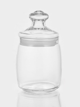 Банка для сыпучих продуктов Paşabahçe Cesni, 920 мл, с крышкой, стекло, прозрачная 11010617