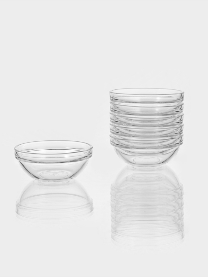 Набор салатников Paşabahçe Chef's, d=9 см, 6 шт., стекло прозрачный