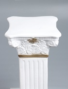 УЦЕНКА Колонна «Античная», бело-золотой 64×25.5 см - Фото 2