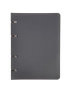 УЦЕНКА тетрадь на кольцах A5 120 л кл СЕРАЯ пласт обл, офсет - Фото 5